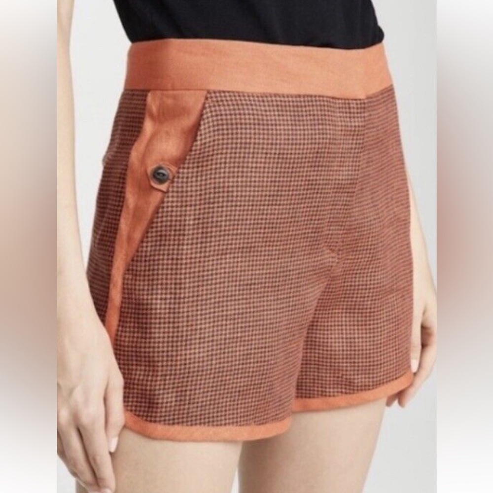 Rag & Bone Orange High Waist Shorts